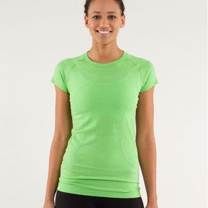 LIKE NEW Lululemon Swiftly Tech Short-Sleeve Shirt, Bright Green (Size 8)